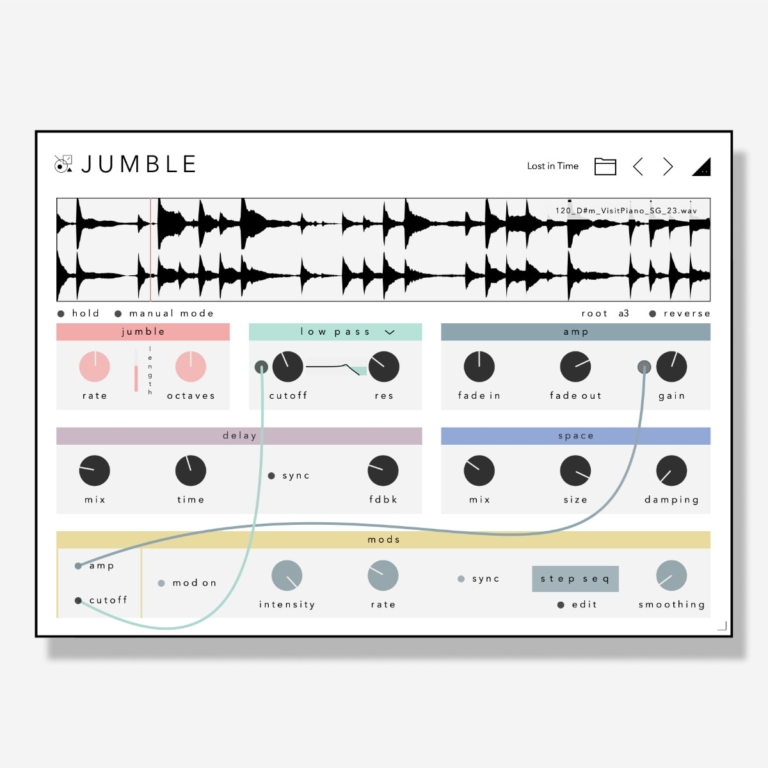 Jumble Randomised Sampler Ambient Plugin SoundGhost